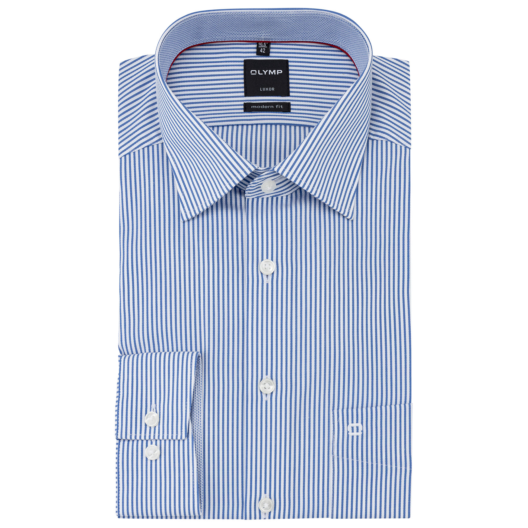 Olymp-Modern-Fit-Hemd-in-Farbe-Blau-Weiß-gestreift-mit-72-cm-Superlange-Ärmellänge-und-Kentkragen