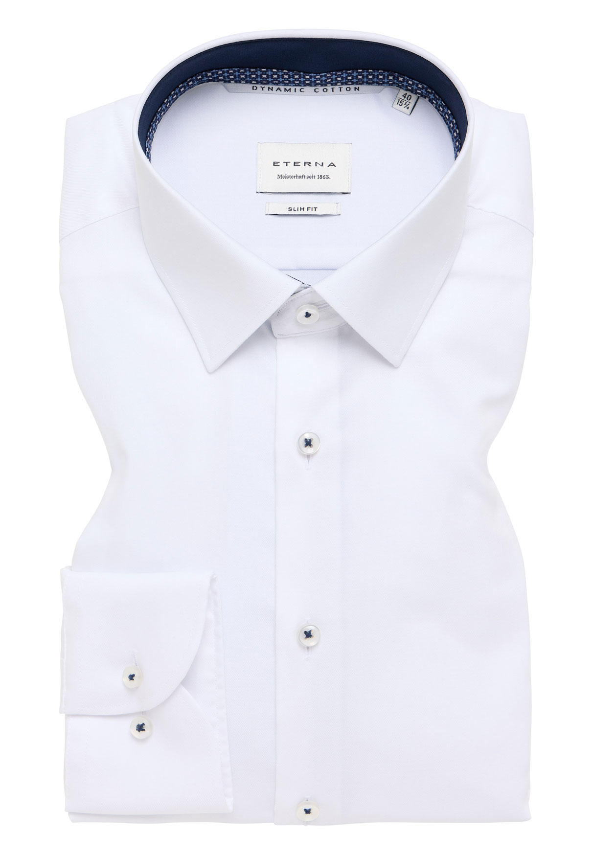 ETERNA Slim Fit Hemd in weiß - Artikelnummer 1246-00F141