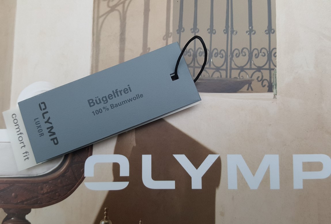 OLYMP Comfort Fit gestreift 69 cm EXTRA LANG hellblau
