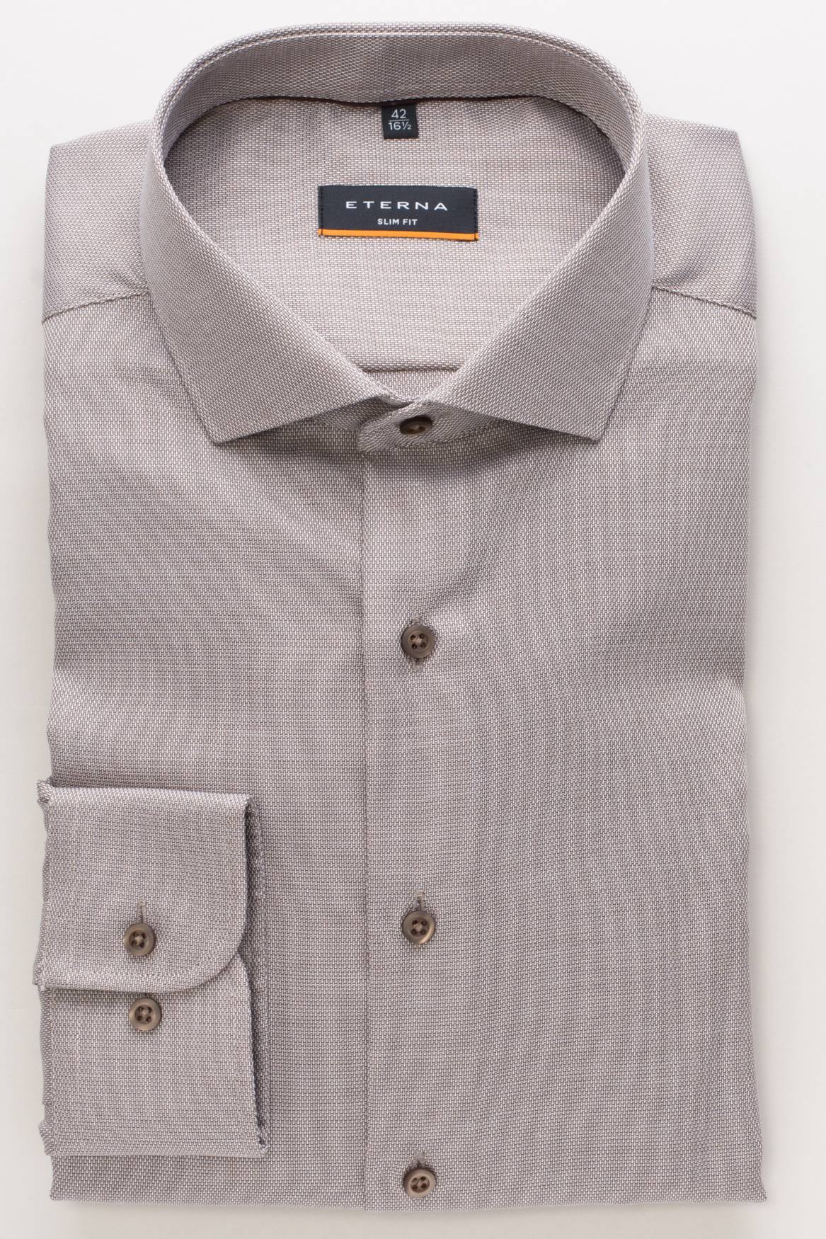 Eterna-Slim-Fit-72-cm-Hemd-in-Farbe-camel-beige-braun-mit-rehbraunen-Knöpfen-in-Kragenweite-40-entpricht-Größe-M