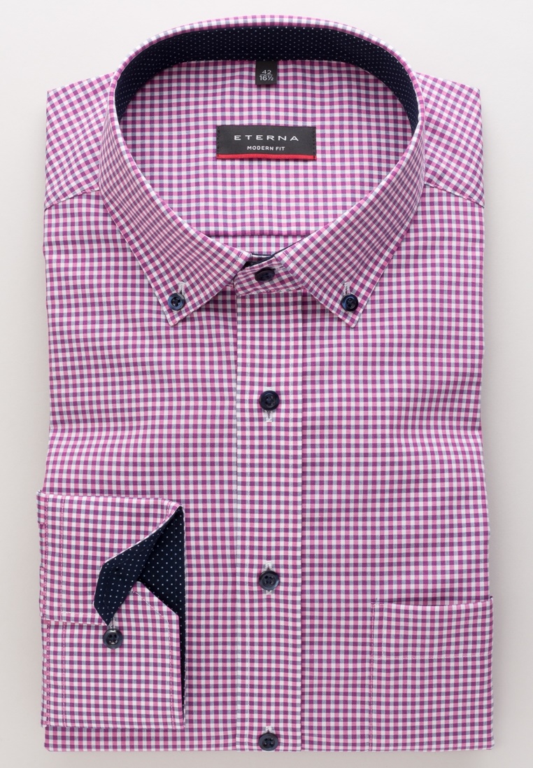 ETERNA Hemd Modern Fit 72 cm SUPER LANG pink