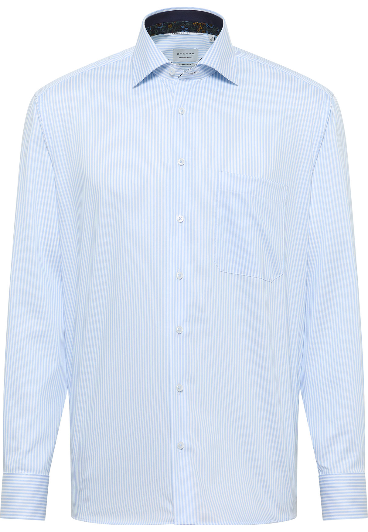 ETERNA-Comfort-Fit-Hemd-Hellblau-gestreift-Ansicht-Büste