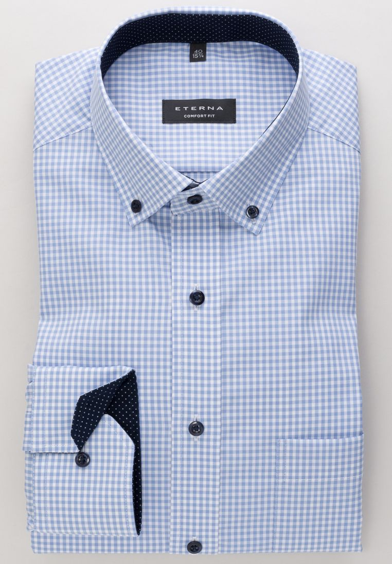 ETERNA Hemd Comfort 68 cm EXTRA LANG Button-Down Kragenweite 48