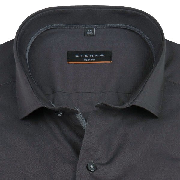 Eterna-Hemd-mit-Hai-Kragen-in-Kragenweite-40-eines-Slim-Hemdes-in-der-Farbe-anthrazit-mit-72cm-Ärmellänge-Super-Lang