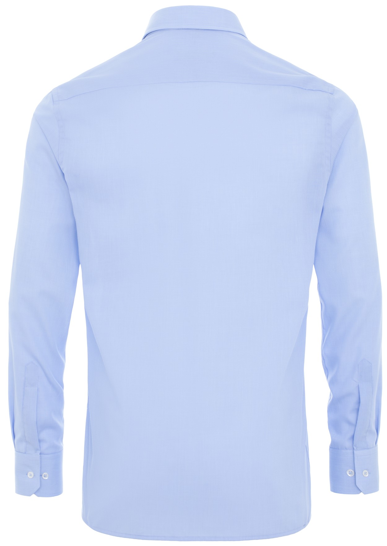 Eterna-Hemd-in-der-Farbe-hellblau-mit-Button-Down-Kragen-auf-der-Büste-dekoriert-mit-Rückenansicht-Ärmellänge-72-cm