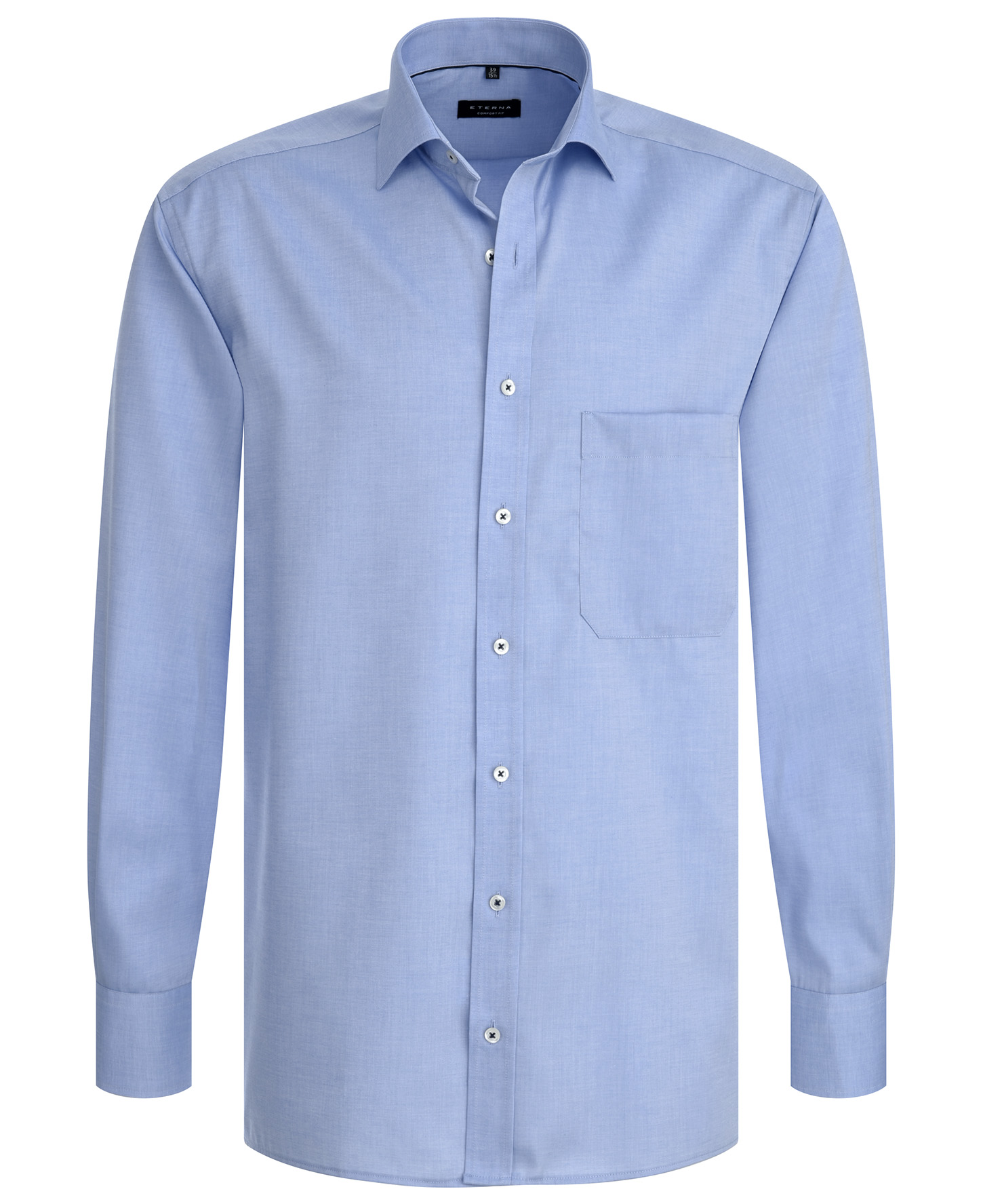 Frontansicht-Eterna-Hemd-Comfort-Fit-Oxford-mit-72-cm-Ärmellänge-superlang
