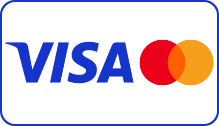 Icon bei Hemd24 für die Zahlung mit Kreditkarte Visa und Mastercard.