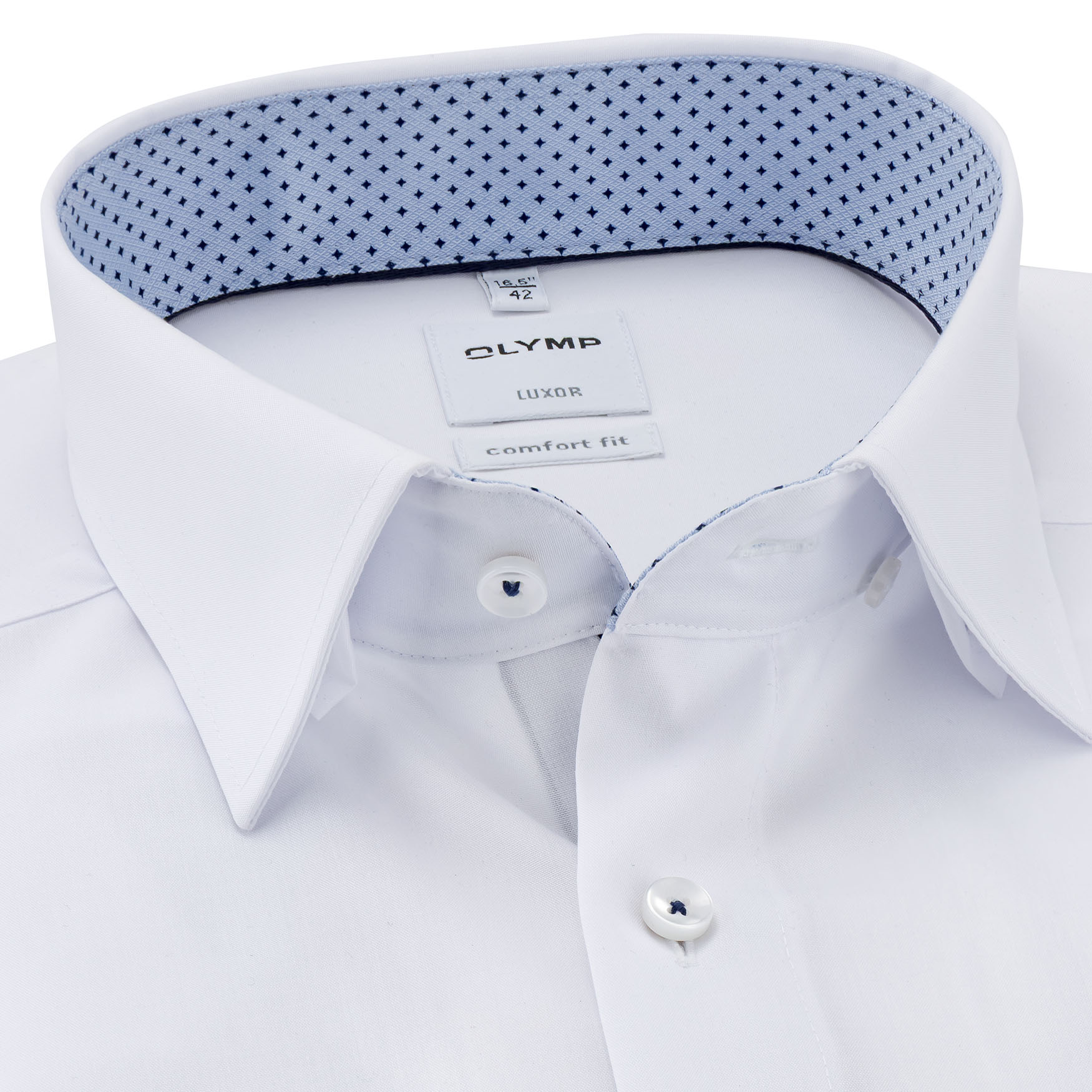 Olymp-Hemd-Comfort-mit-69-cm-Ärmellänge-und-Under-Button-Down-Kragen-in-der-Farbe-weiß