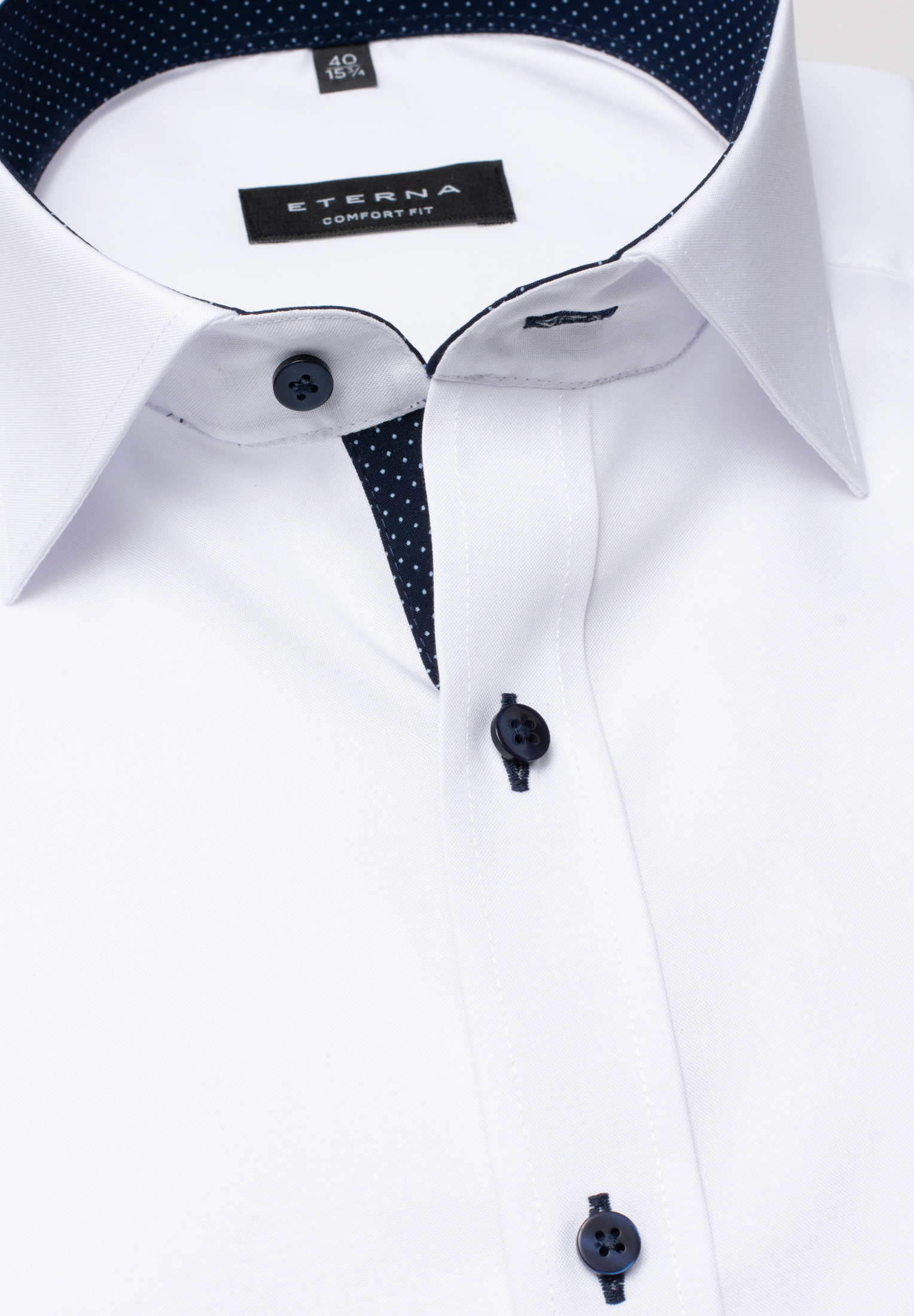 72 Fit ETERNA Lang mit Hemden Hemd Olymp Eterna extra und 72 68 weiß cm cm | Ärmellänge + Comfort Extra