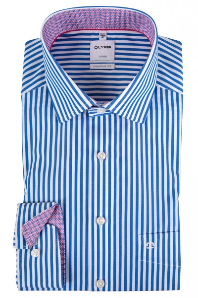 OLYMP Comfort Fit Hemd 69 cm EXTRA LANG gestreift
