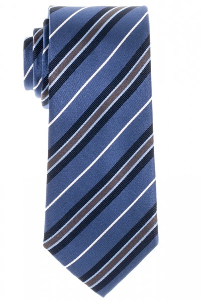 Eterna Krawatte blau gestreift