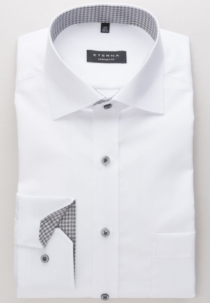 ETERNA Hemd Comfort 68 cm Extra lang weiß