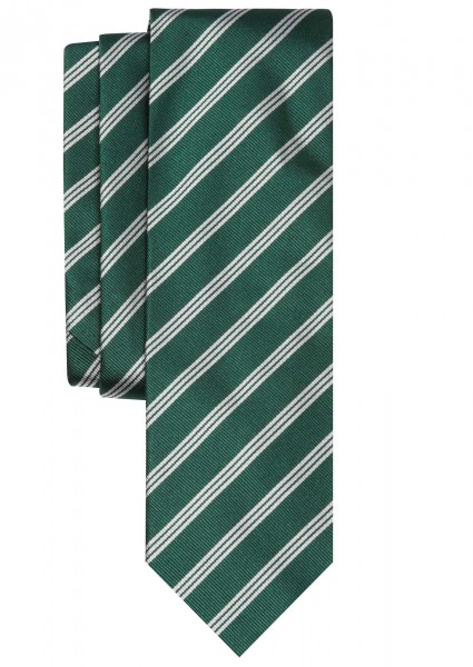 ALTEA Krawatte Extra Lang grün silberweiß gestreift