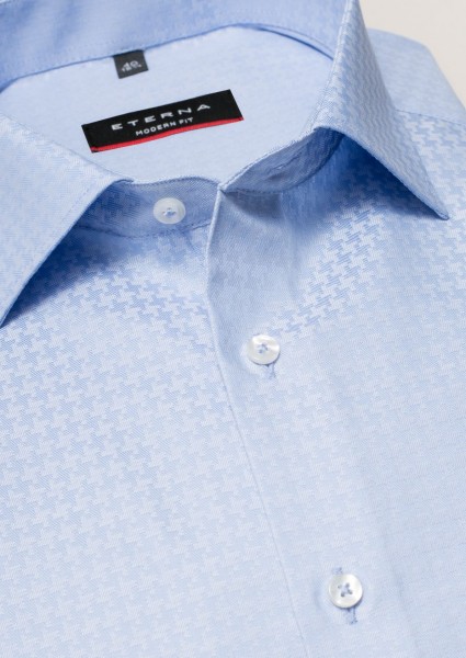ETERNA Hemd Modern Fit 72 cm Super Lang hellblau