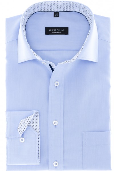 ETERNA Comfort Fit Hemd 72 cm Superlang hellblau