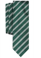 ALTEA Streifen Krawatte Reine Seide grün
